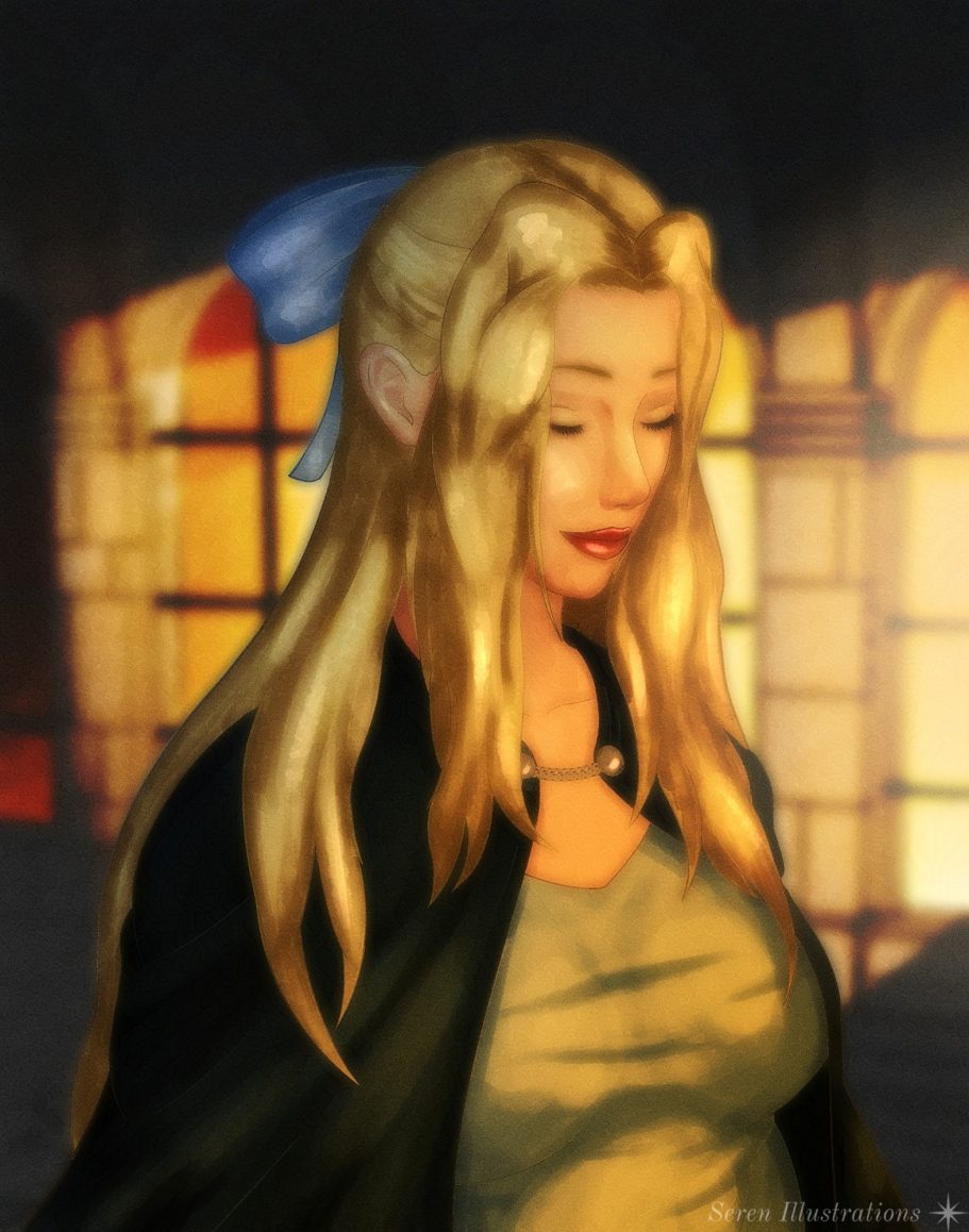 Stylised Portrait (coloured)